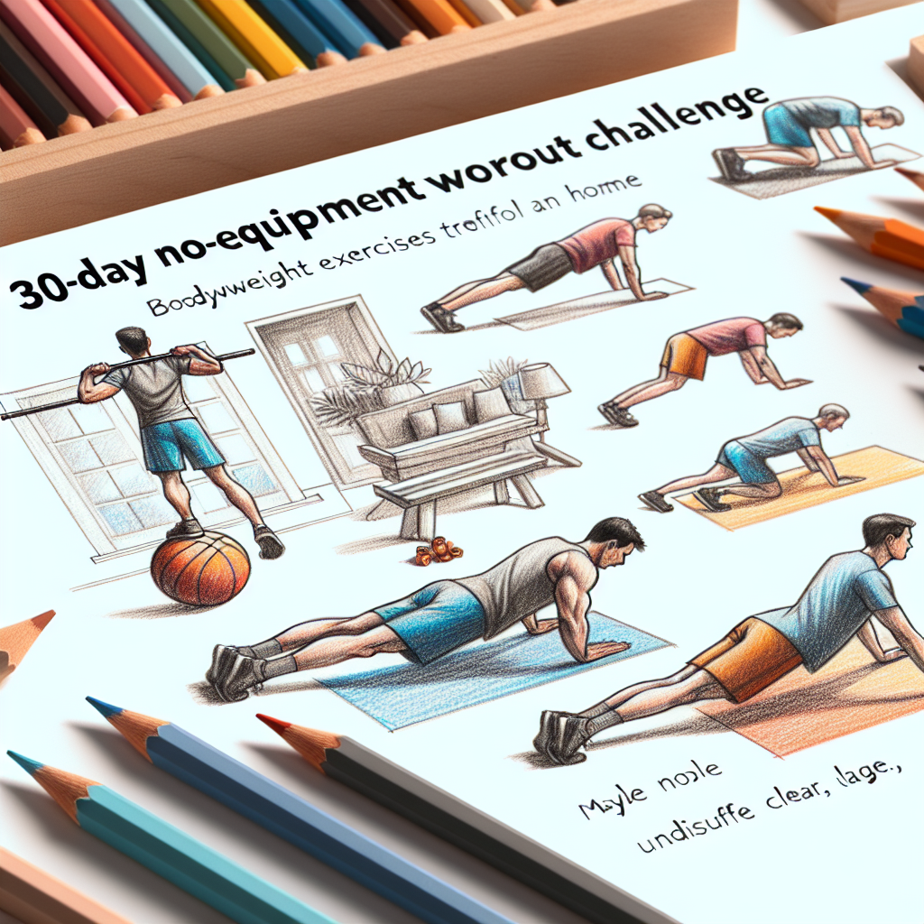 Colored-pencil illustration representing the topic: Fitness