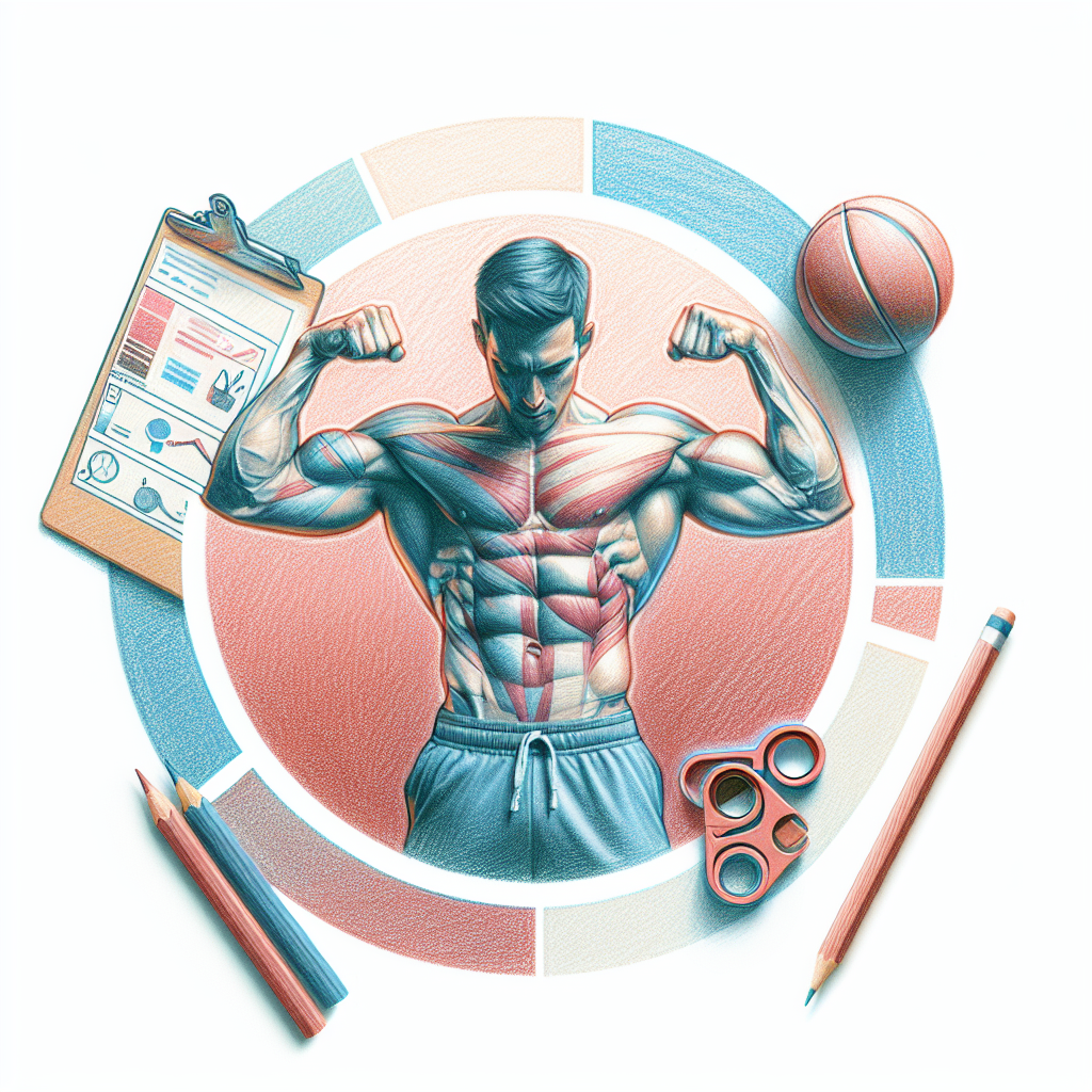 Colored-pencil illustration representing the topic: Fitness Programs