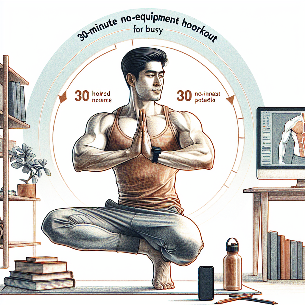 Colored-pencil illustration representing the topic: Home Workouts