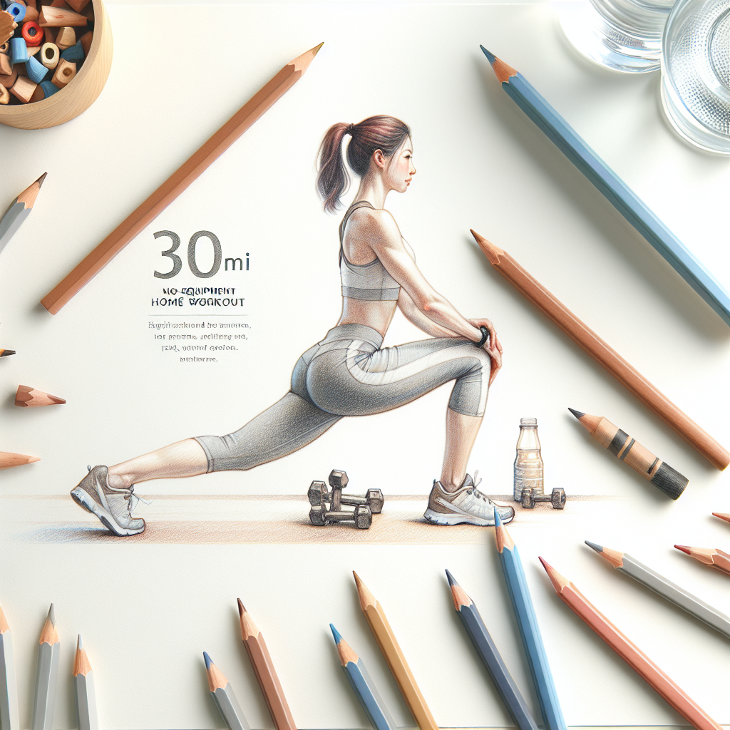 Colored-pencil illustration representing the topic: Fitness Development