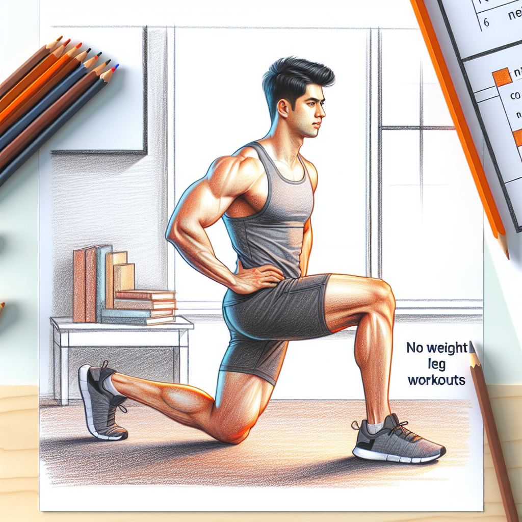 Colored-pencil illustration representing the topic: Home Fitness