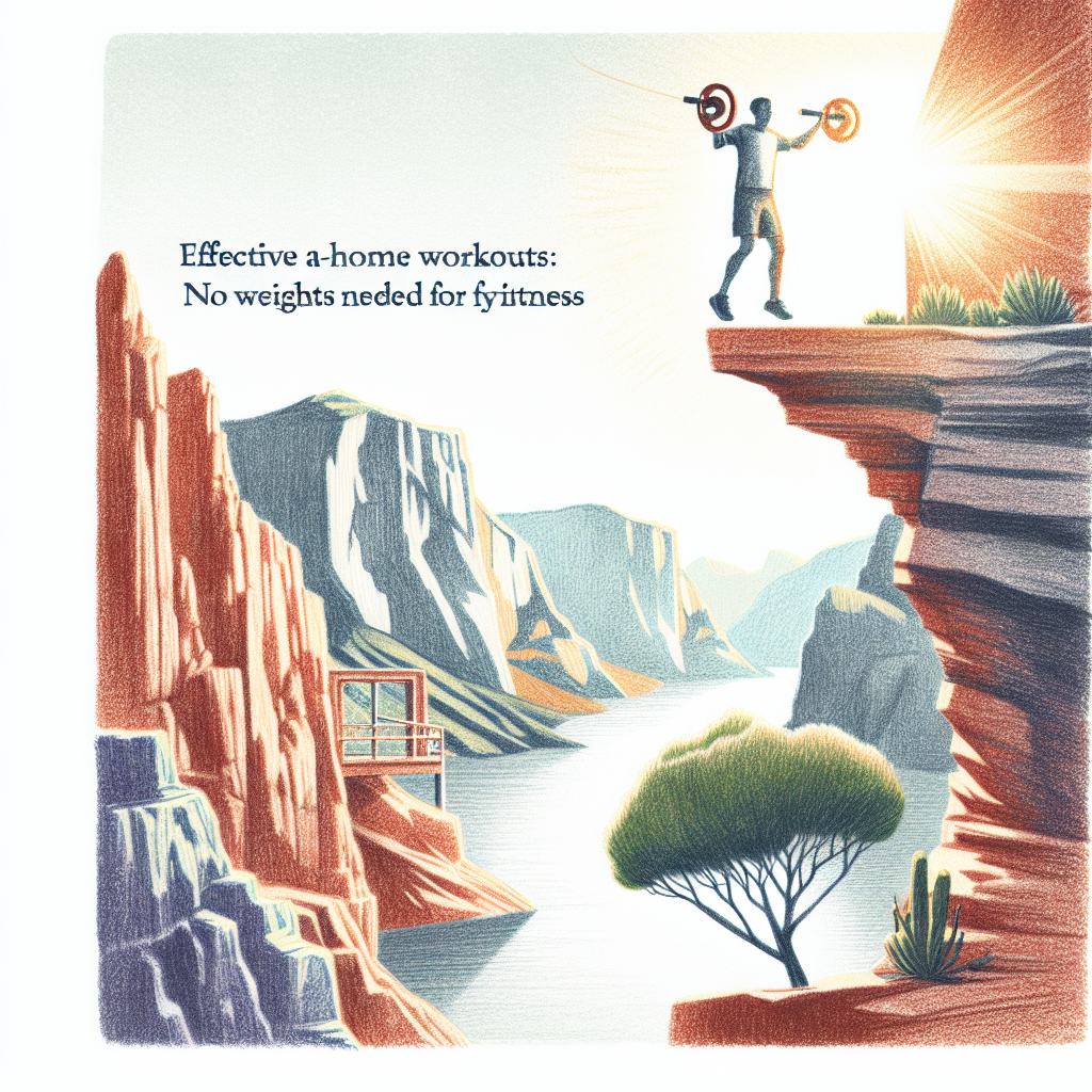 Colored-pencil illustration representing the topic: Fitness