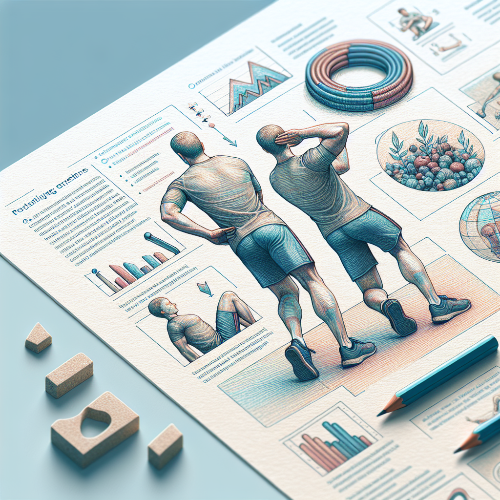 Colored-pencil illustration representing the topic: Fitness