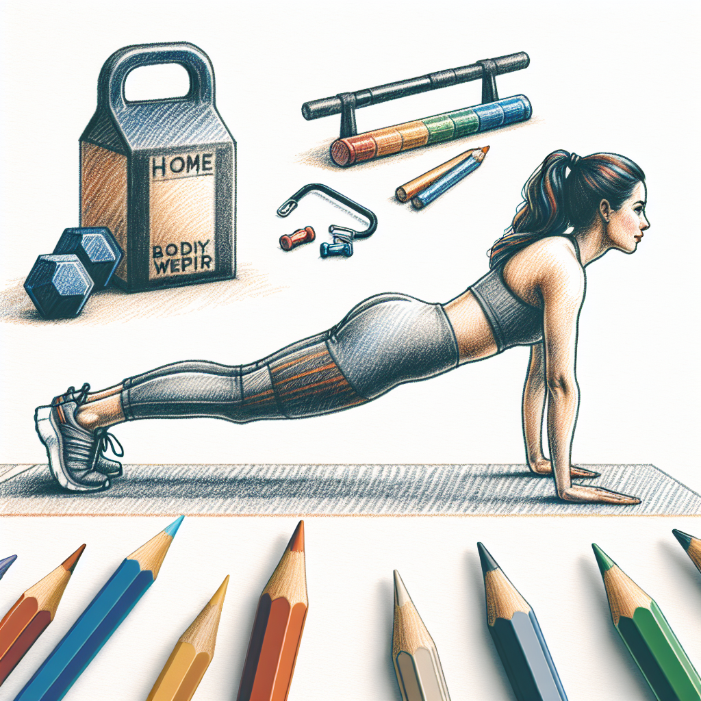 Colored-pencil illustration representing the topic: Fitness Apps