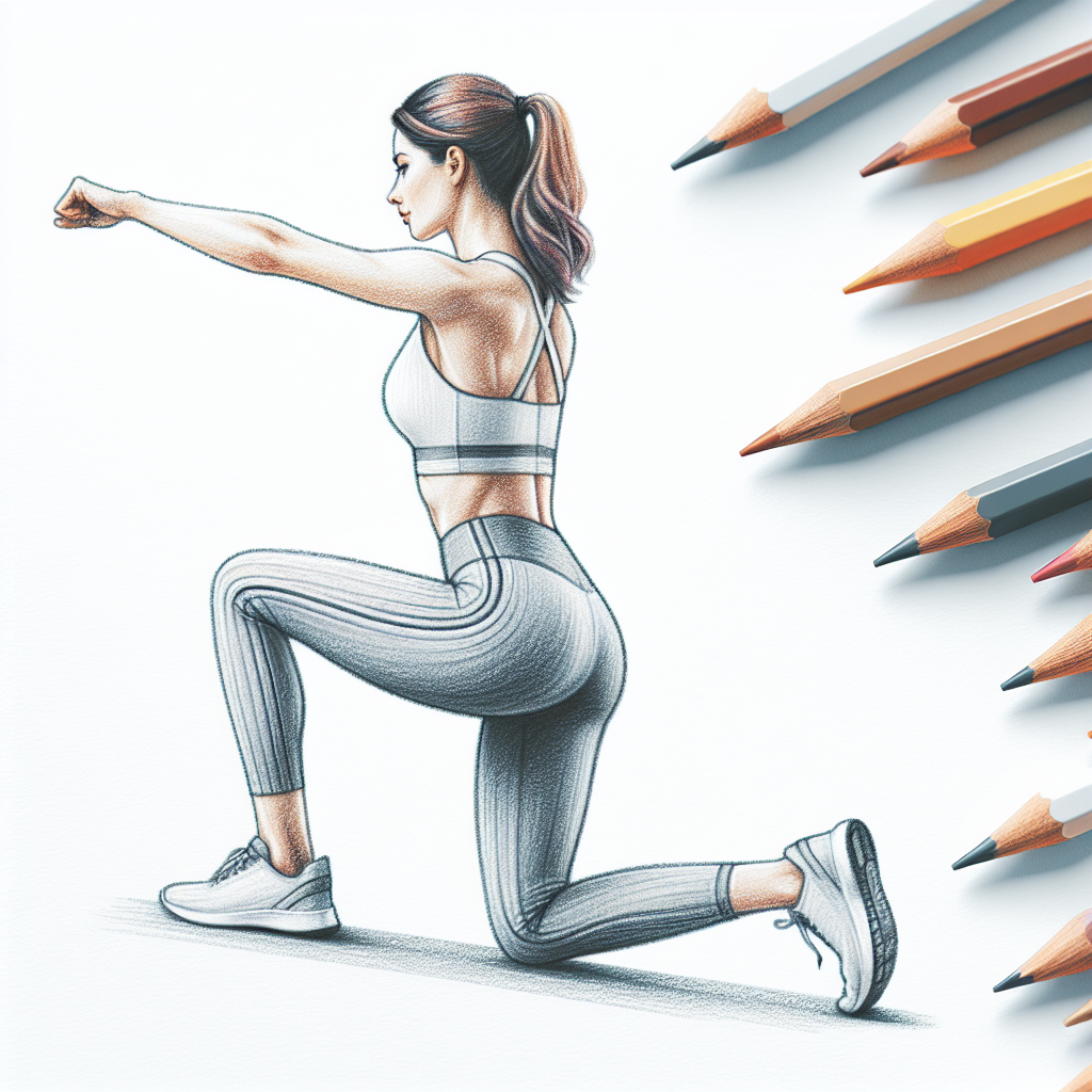 Colored-pencil illustration representing the topic: Fitness Apps