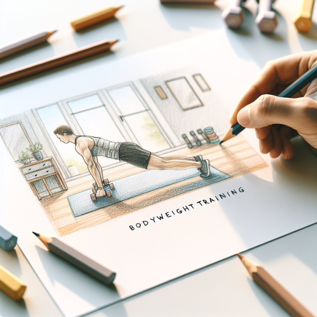 Colored-pencil illustration representing the topic: Fitness and Exercise