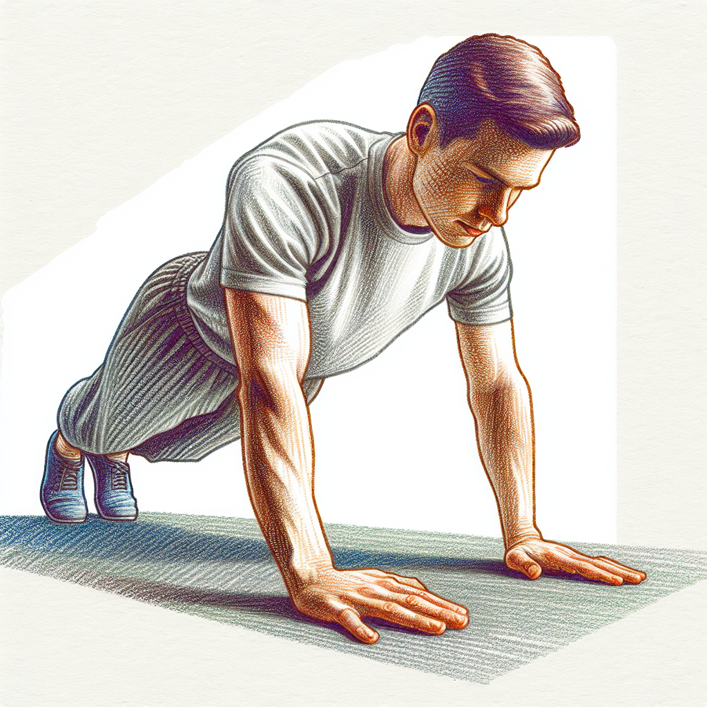 Colored-pencil illustration representing the topic: Fitness