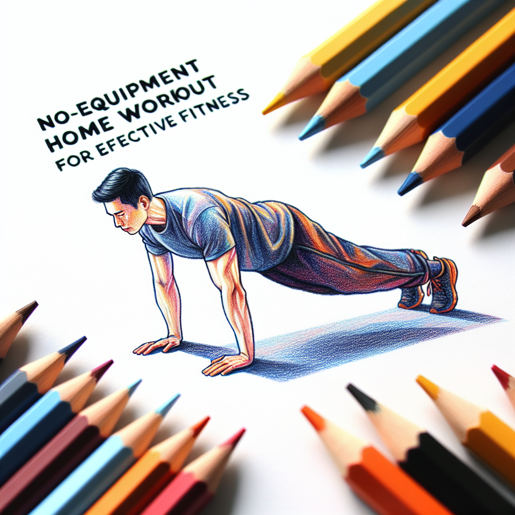 Colored-pencil illustration representing the topic: Fitness Programs
