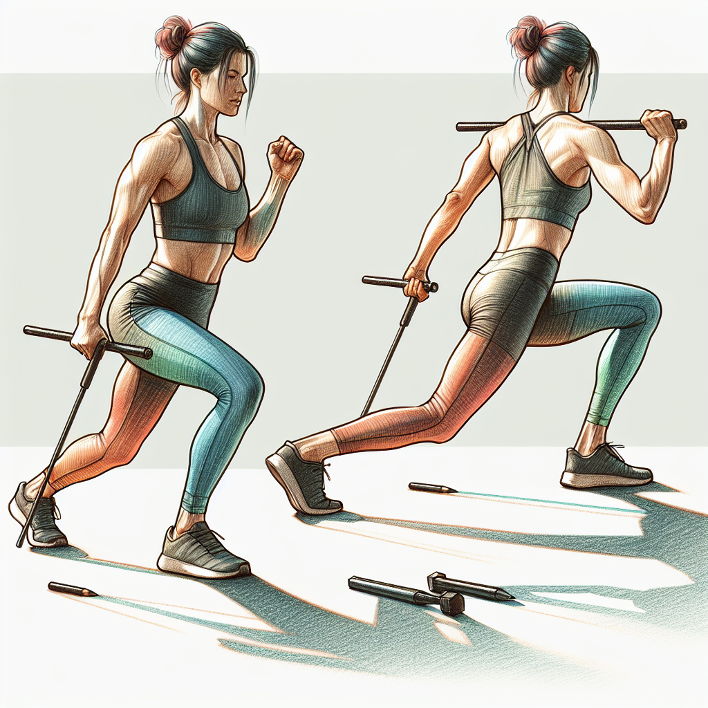 Colored-pencil illustration representing the topic: Fitness