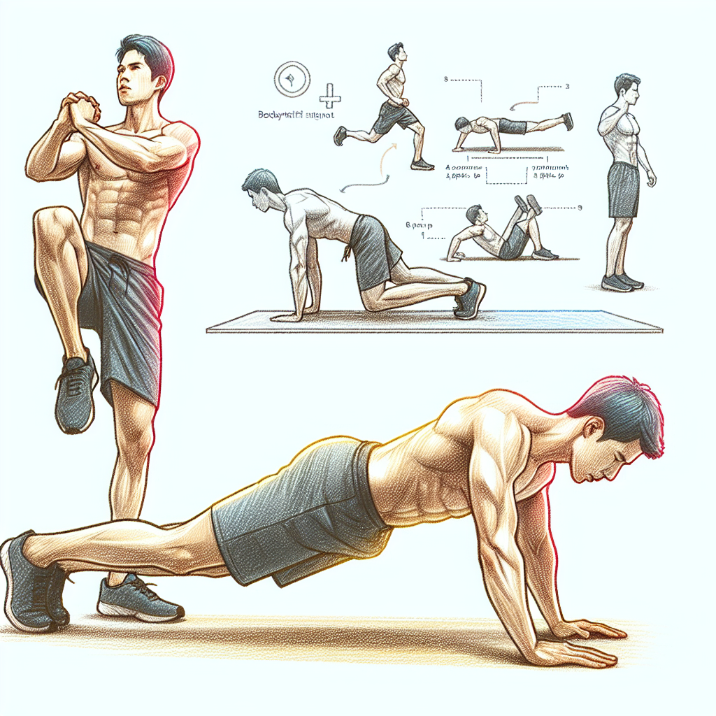 Colored-pencil illustration representing the topic: Fitness Tips