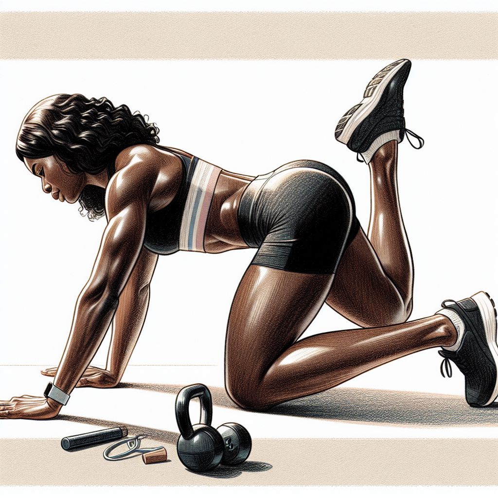 Colored-pencil illustration representing the topic: Fitness