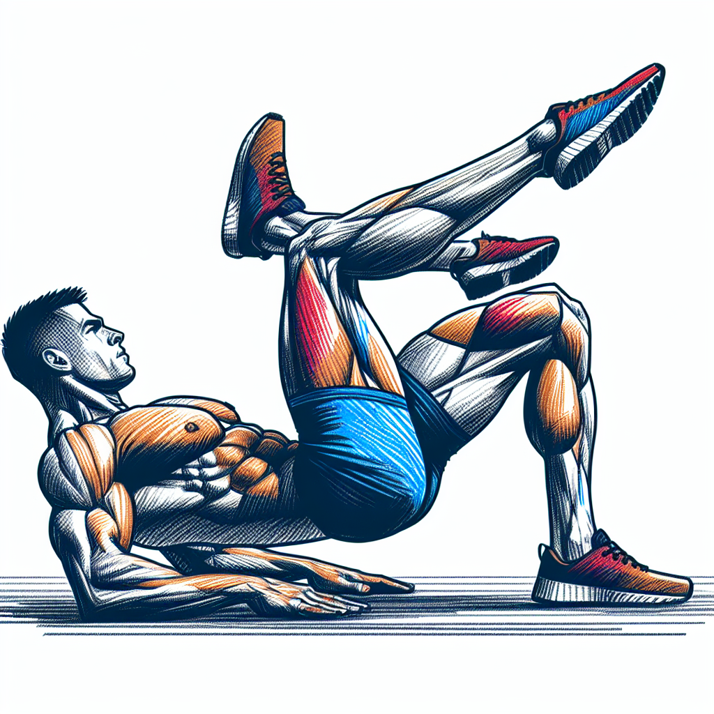 Colored-pencil illustration representing the topic: Fitness