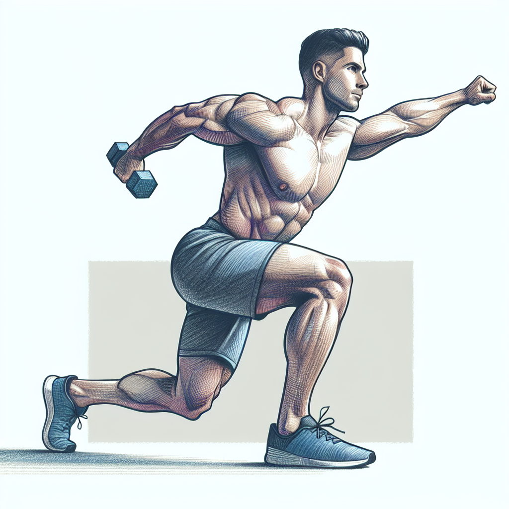 Colored-pencil illustration representing the topic: Home Fitness