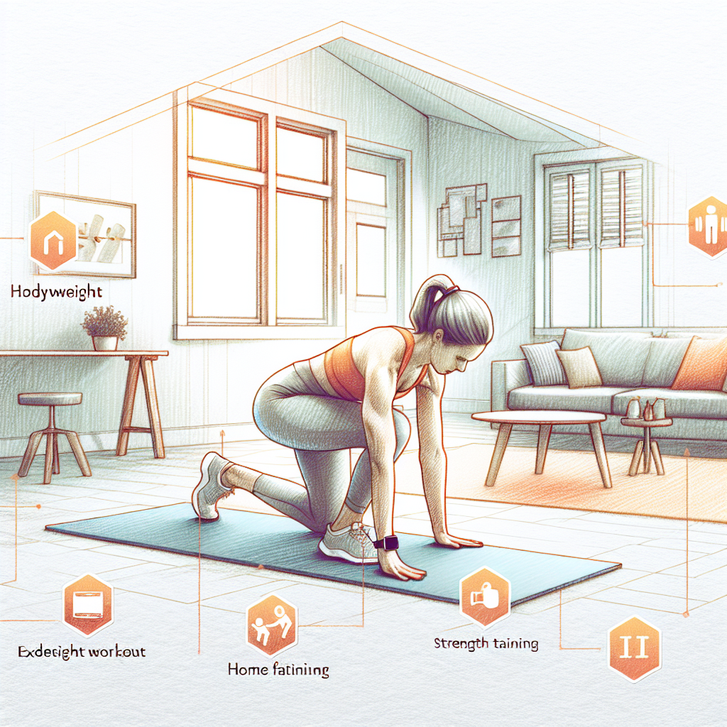 Colored-pencil illustration representing the topic: Fitness Training