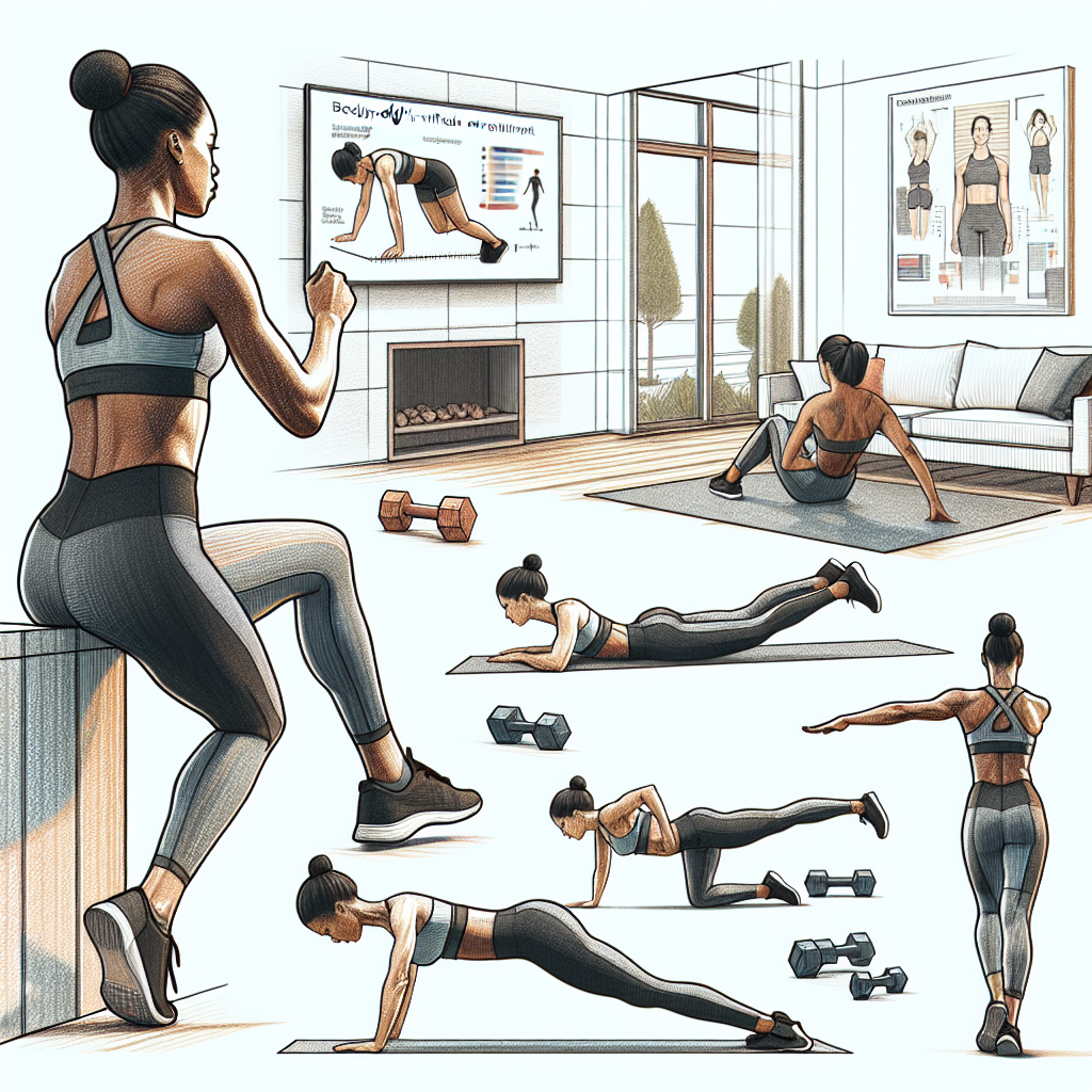 Colored-pencil illustration representing the topic: Fitness Training