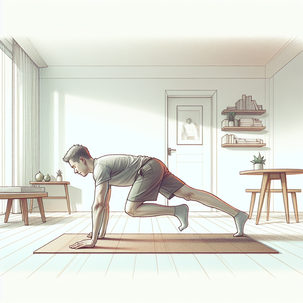 Colored-pencil illustration representing the topic: Fitness