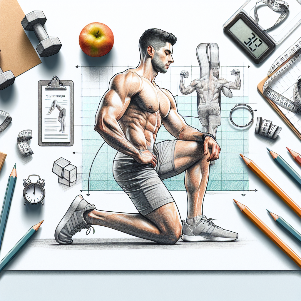Colored-pencil illustration representing the topic: Fitness and Health